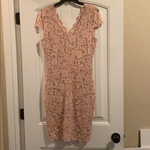 EUC Belle BADGLEY MISCHKA size 8 Light pink